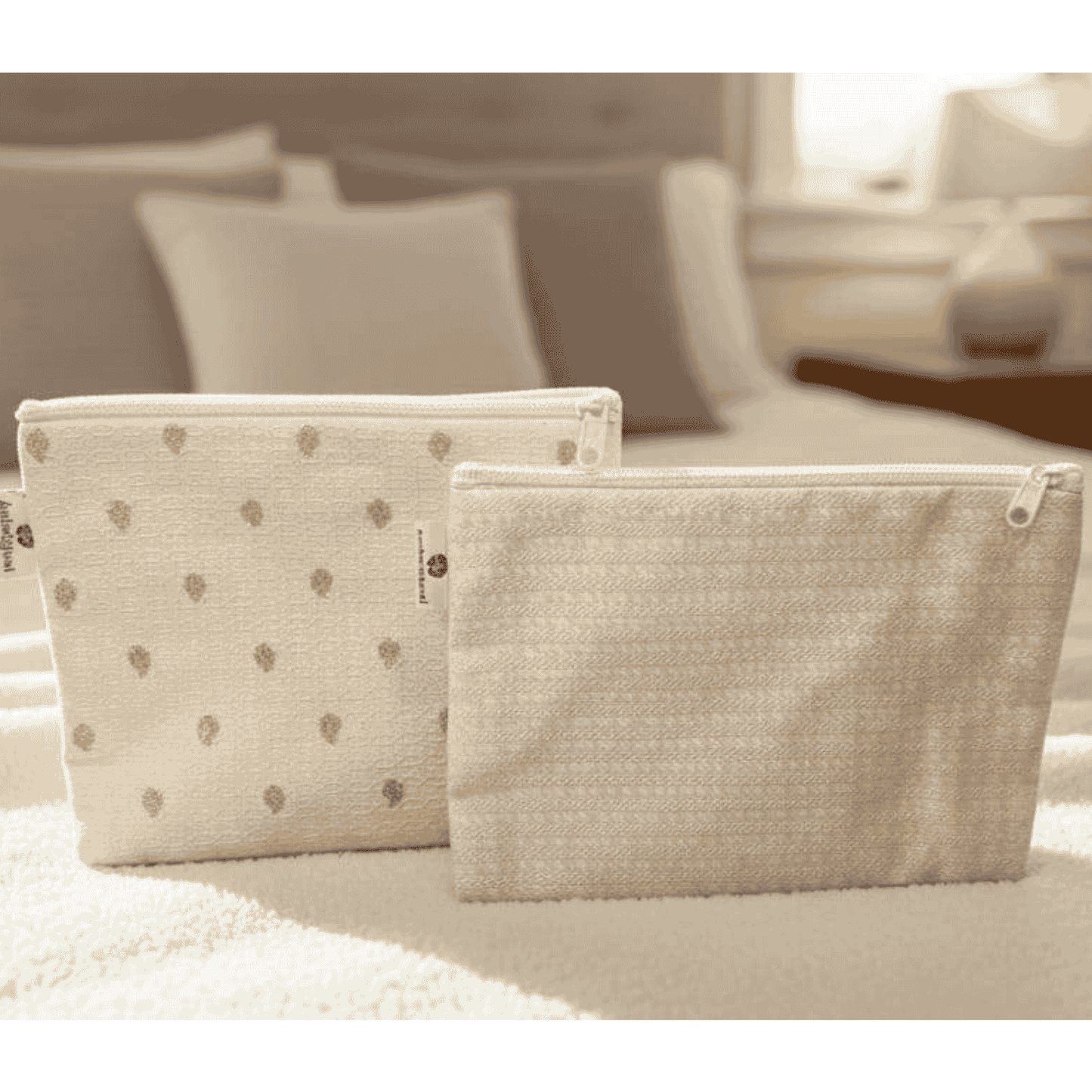 Multi-Purpose Assorted Waterproof Pouches- (Set of 2 - 15.5×20.5)