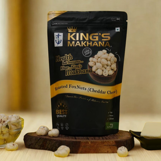 Makhana - Cheddar Cheese (Big Size - Combo Pack 4 - 60g Each)