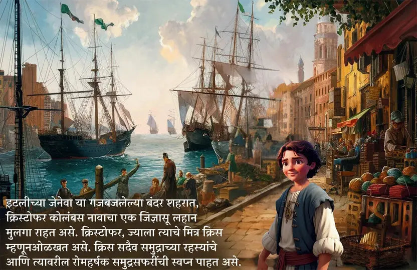Columbus and the New World Adventure (Marathi - Pack of 2)