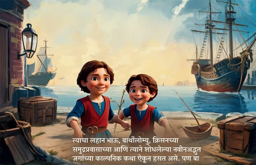 Columbus and the New World Adventure (Marathi - Pack of 2)