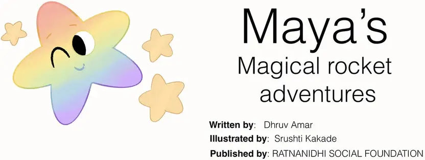 Story book - Maya’s Magical Rocket Adventure (English - Pack of 2)