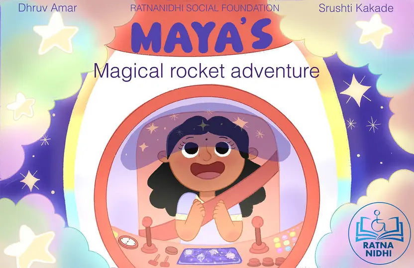Story book - Maya’s Magical Rocket Adventure (English - Pack of 2)