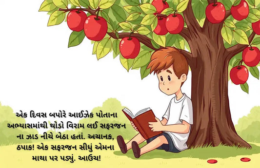 Newton and the Apple: The Gravity of Discovery (Gujarati Pack of 2)