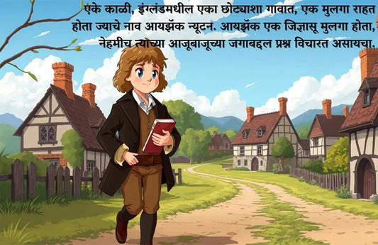 Newton and the Apple: The Gravity of Discovery (Marathi - Pack of 2)