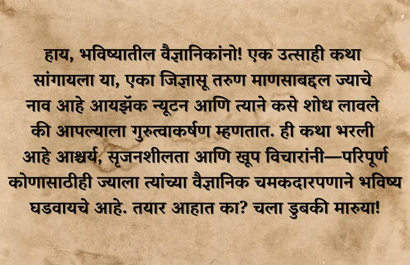 Newton and the Apple: The Gravity of Discovery (Marathi - Pack of 2)