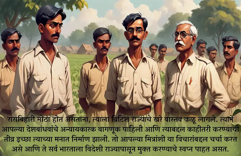 The Brave Journey of Rasbihari Bose: A Tale of Courage and Freedom (Marathi - Pack of 2)