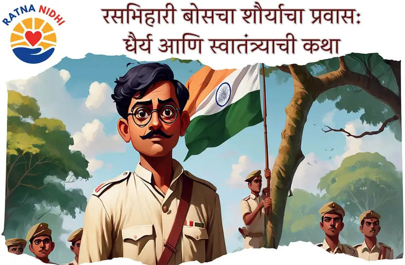 The Brave Journey of Rasbihari Bose: A Tale of Courage and Freedom (Marathi - Pack of 2)