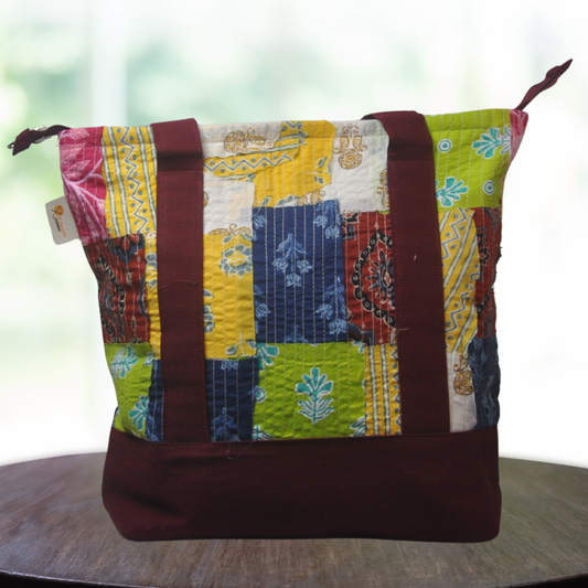 Canvas Bag With patch work - 3KG (Asha Bag)