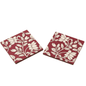 Kalamkari Art Coaster - (Set of 2) - 4 X 4