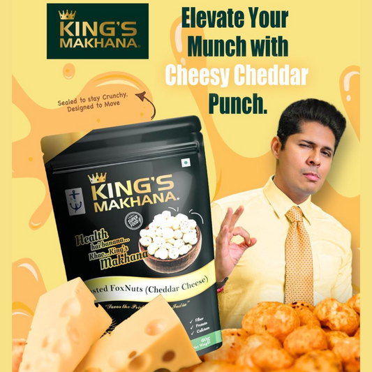 Makhana COMBO (PACK OF 4) | Cream-N-Onion, Salted, Caramel, Cheddar Cheese
