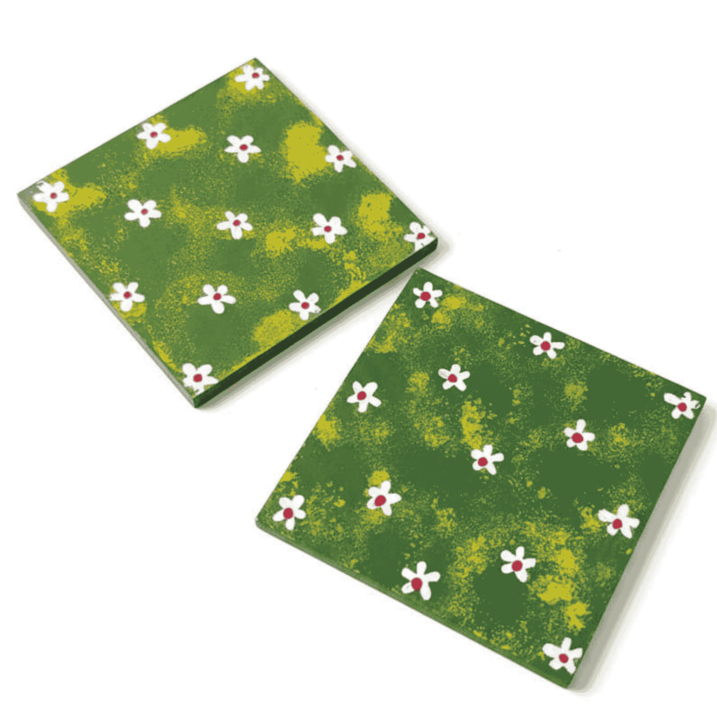 Modern Art Coaster - (Set of 2) - 4 X 4