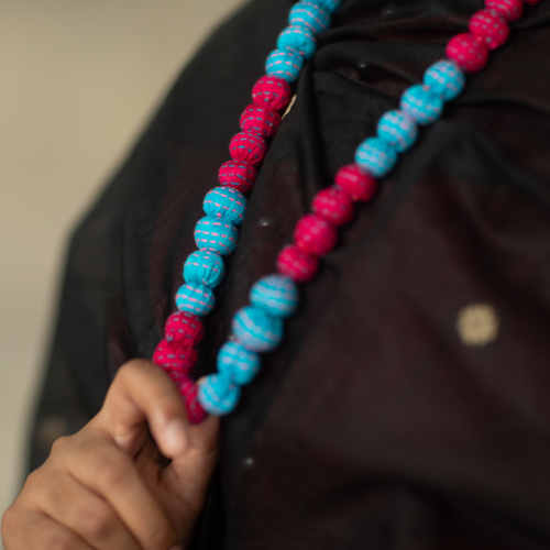 Multi colour cloth jewellery - parties or everyday wear