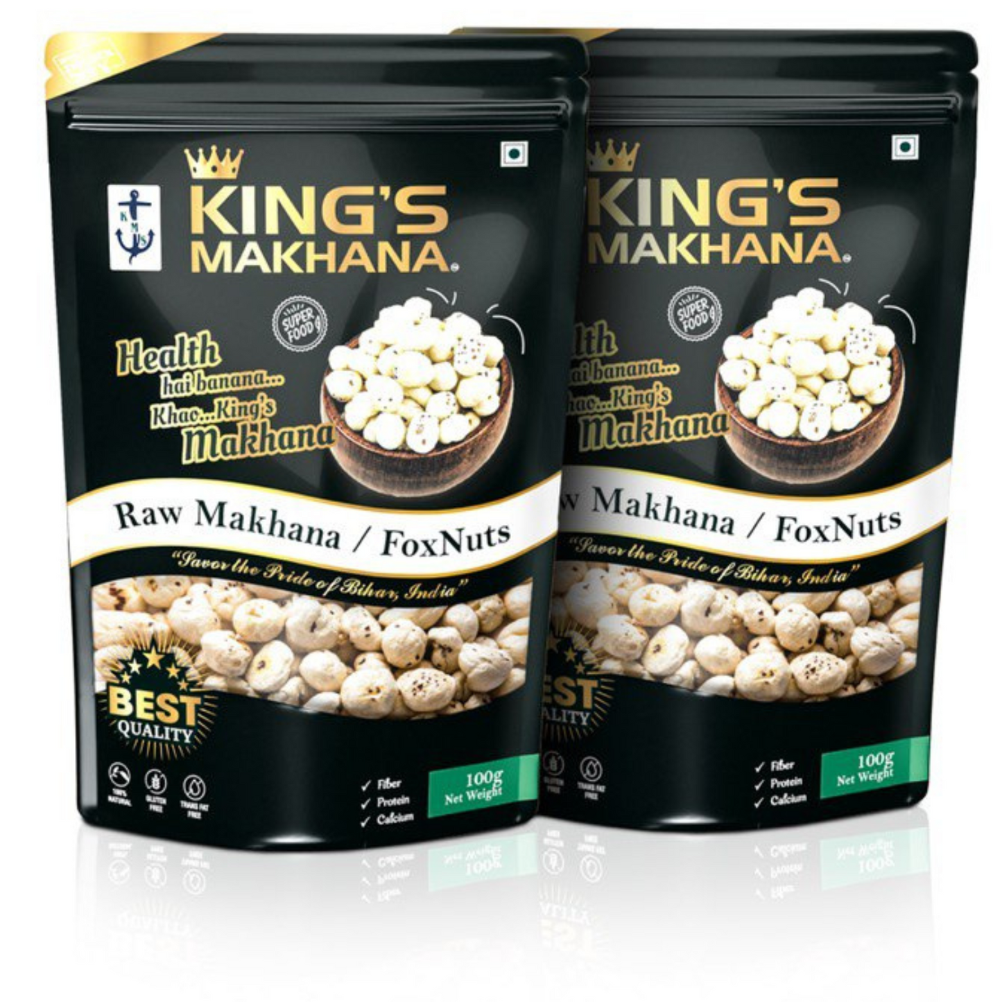 Makhana COMBO (PACK OF 2) | Raw Fox Nuts