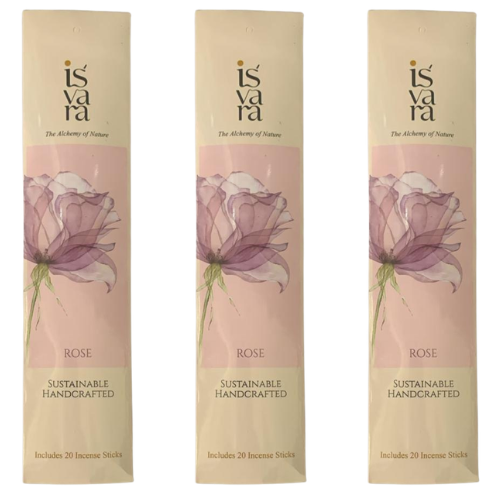 Incense stick - Rose (set of 3 - 60 sticks)