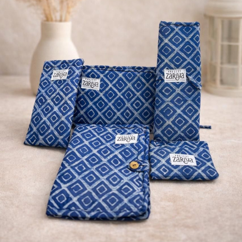 Travel Pouch - Handmade Indigo – Ethical & Sustainable