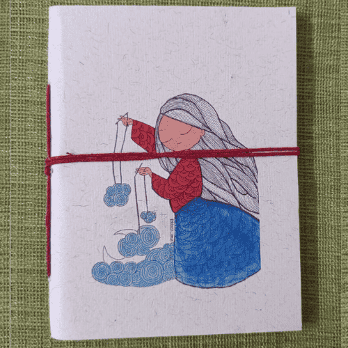 Handmade Paper Diary - Puppet