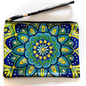 Boho Radiance Diamond-studded Vanity Pouch with Strap and Zip
