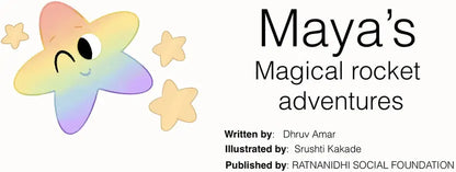 Story book - Maya’s Magical Rocket Adventure (English - Pack of 2)