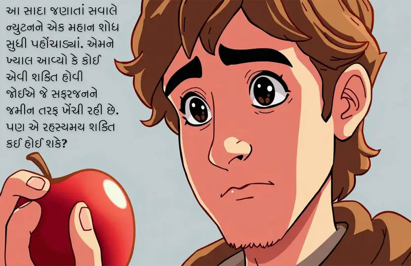 Newton and the Apple: The Gravity of Discovery (Gujarati Pack of 2)