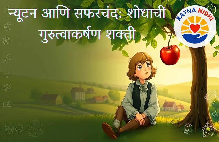 Newton and the Apple: The Gravity of Discovery (Marathi - Pack of 2)