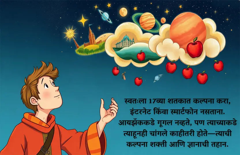 Newton and the Apple: The Gravity of Discovery (Marathi - Pack of 2)