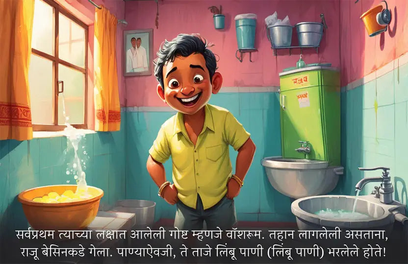 Raju and the Garden of Kites: A Dream Adventure (Marathi - Story book)