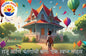 Raju and the Garden of Kites: A Dream Adventure (Marathi - Story book)